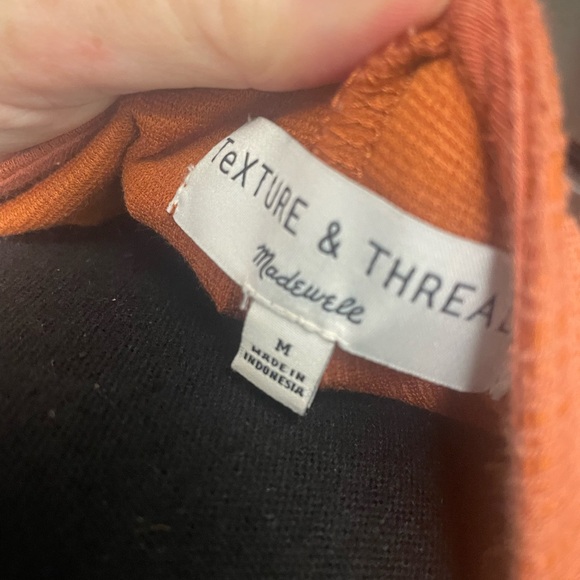 Madewell Texture & Thread Short-Sleeve Side-Tie Dress | Size Medium - Picture 10 of 16